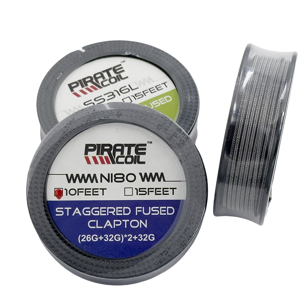 Stainless Wire Ss316 - Versetzter Fused Clapton Draht 26GA 32GA
