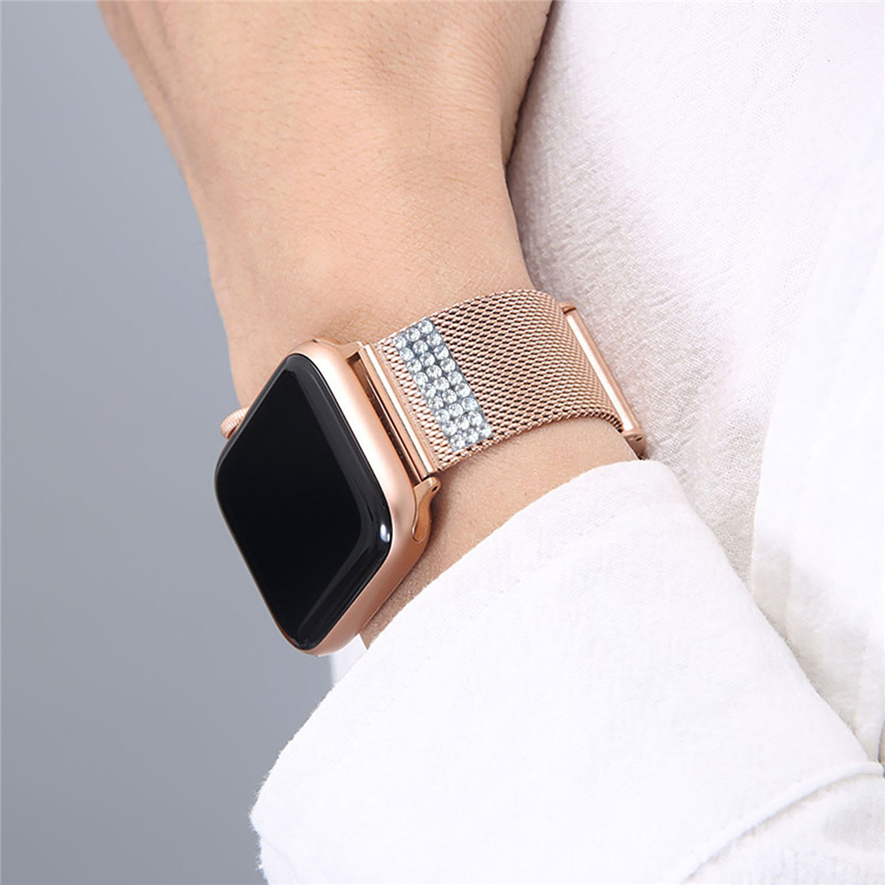 Für Apple Watch Armband 12 11  – Mesh Coil Strip Bewertung und Preis